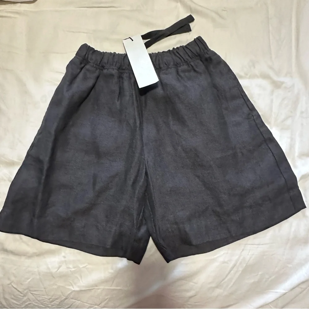 🆕 KOTN Unisex Cairo 100% Linen Shorts NWT - Picture 2 of 8